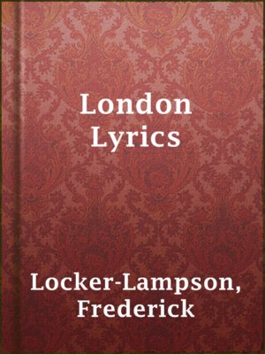 cover image of London Lyrics